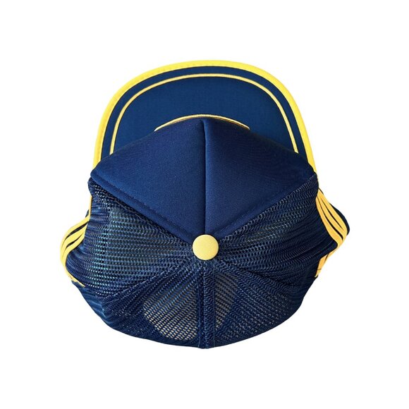 VINTAGE 80s Brotherhood Locomotive Engineers Trucker Net Cap - Picture 5 of 7